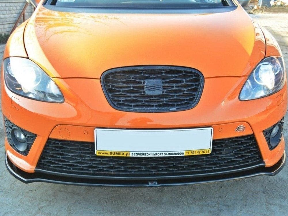Maxton Design Front Splitter V.2 Seat Leon MK2 Cupra / FR (Facelift) Maxton Design SR
