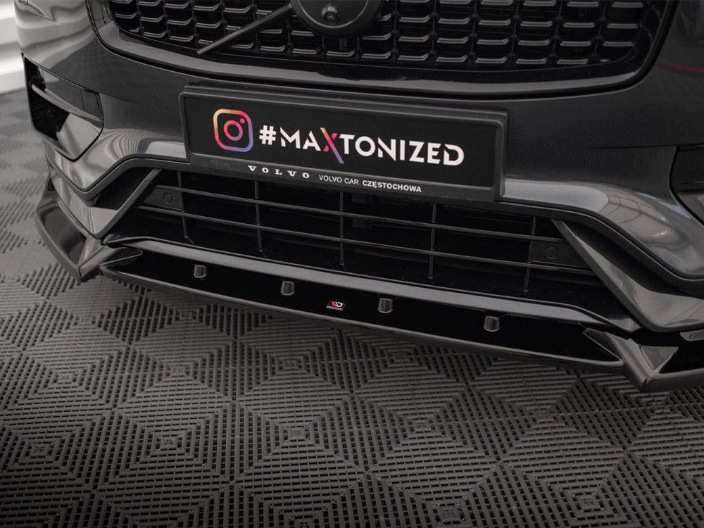 Maxton Design Front Splitter V.2 Volvo XC90 R-Design Mk2 Facelift Maxton Design SR