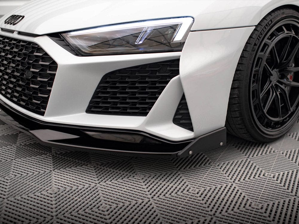 Maxton Design Front Splitter V.3 + Flaps Audi R8 Mk2 Facelift Maxton Design SR