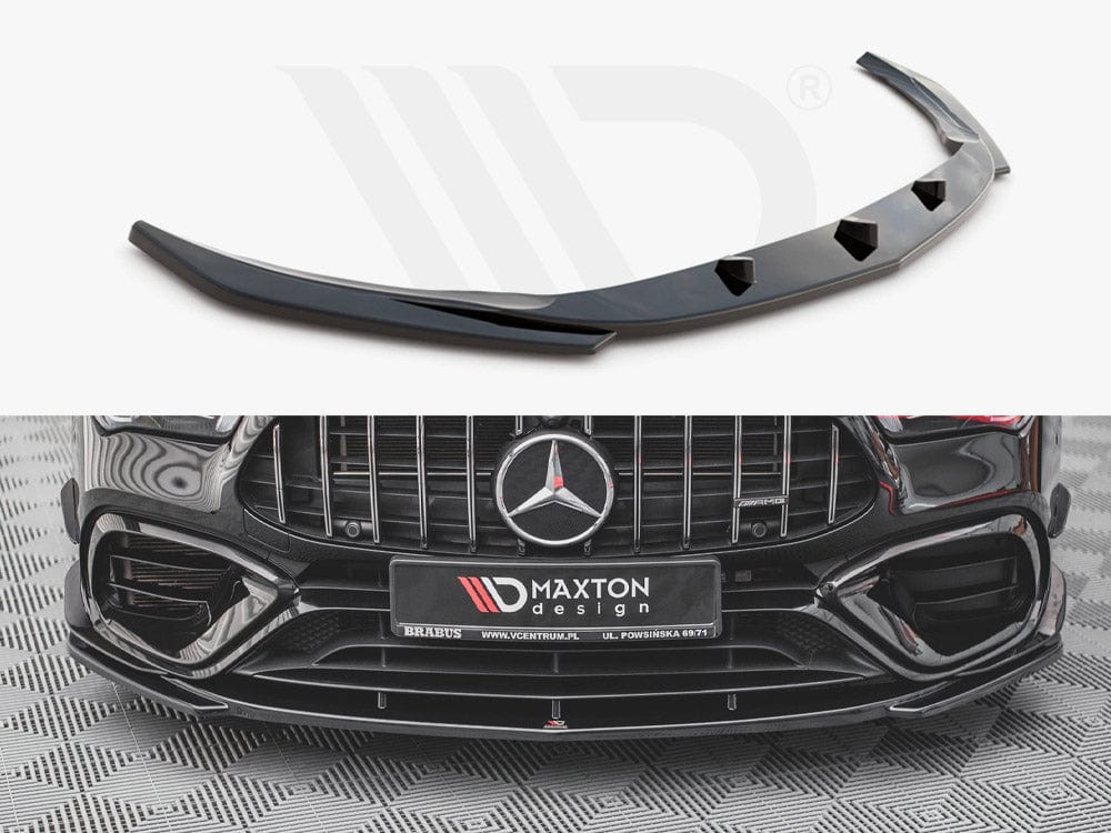Maxton Design Front Splitter V.3 Mercedes-AMG CLA 45 AERO C118 2019- Maxton Design SR