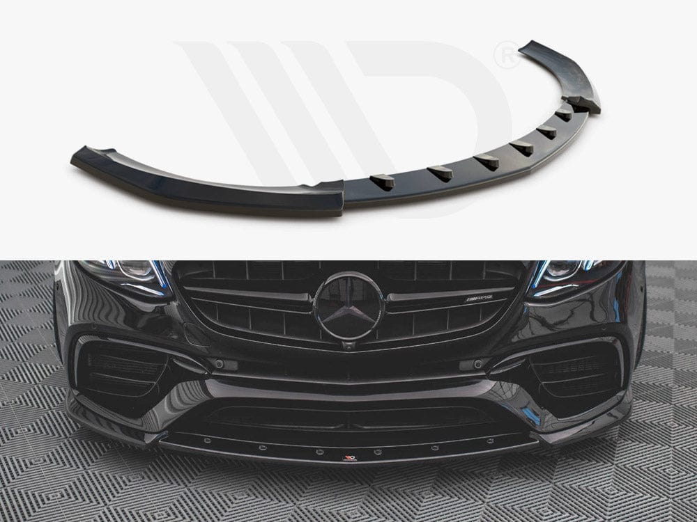 Maxton Design Front Splitter V.3 Mercedes E63 AMG Estate / Sedan S213 / W213 Maxton Design SR