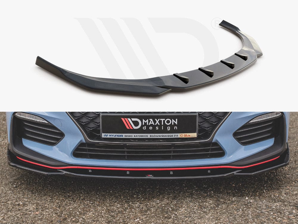 Maxton Design Front Splitter V.4 Hyundai I30 N MK3 Hatchback/ Fastback 2017-2020 Maxton Design SR