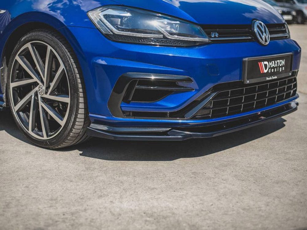 Maxton Design Front Splitter V.9 VW Golf 7 R / R-Line Facelift Maxton Design SR