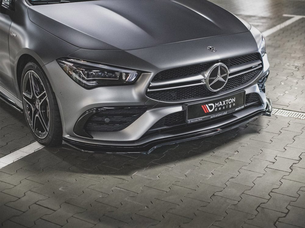 Maxton Design Front Splitter V1 Mercedes-amg CLA 35 AERO C118 2019- Maxton Design SR