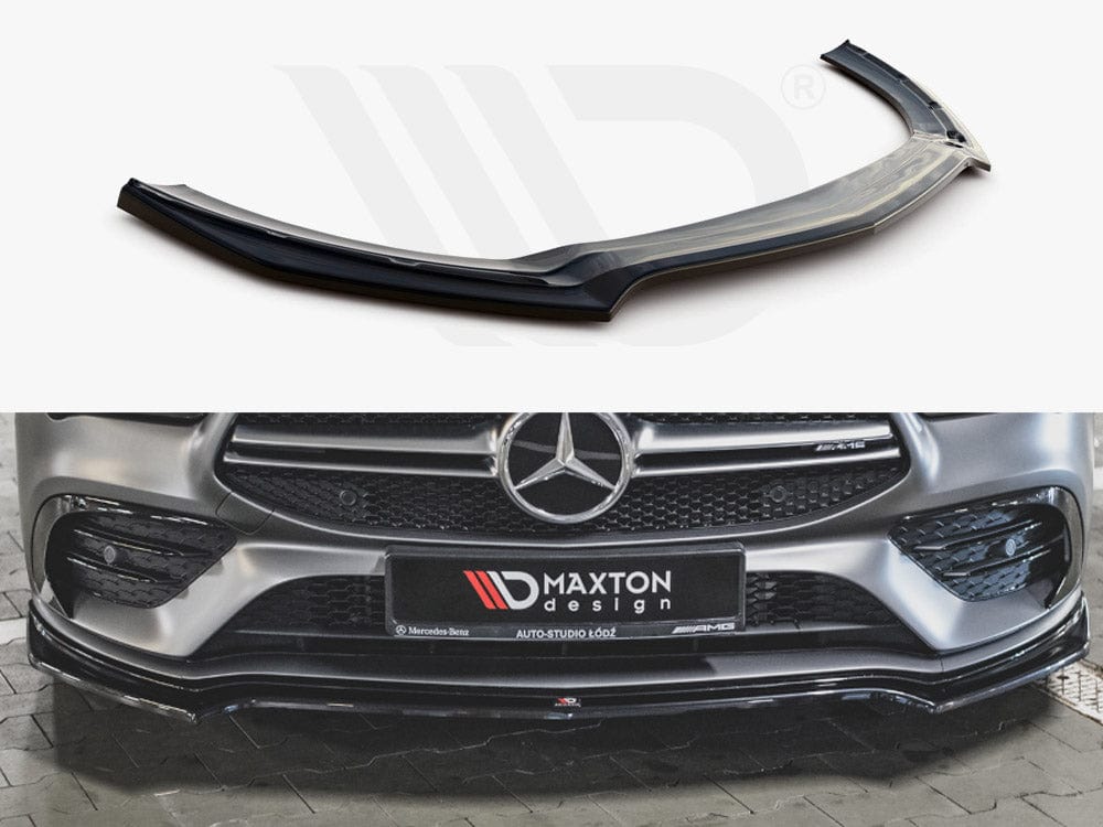Maxton Design Front Splitter V1 Mercedes-amg CLA 35 AERO C118 2019- Maxton Design SR
