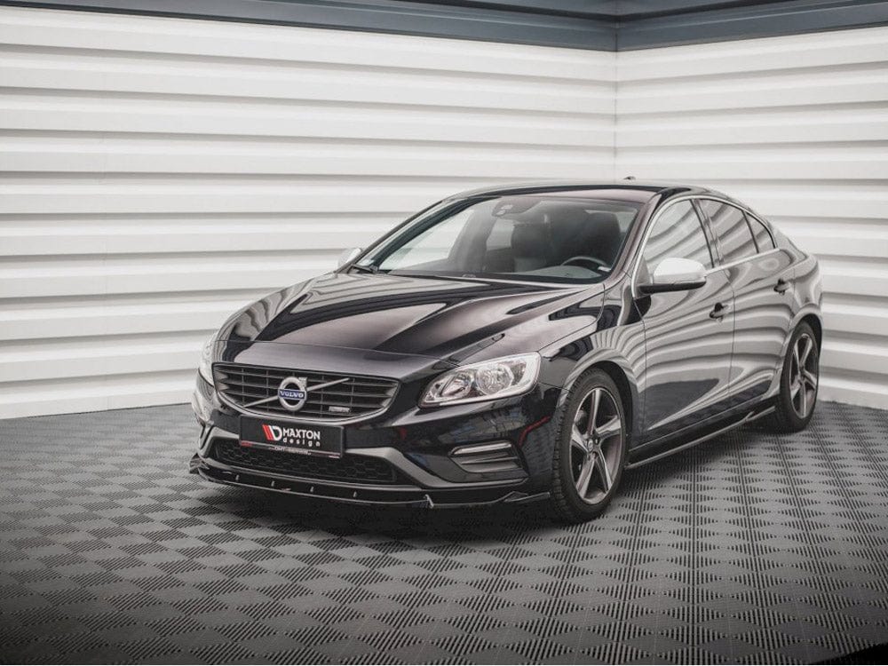 Maxton Design Front Splitter V1 Volvo S60 R-design MK2 2014-2018 Maxton Design SR