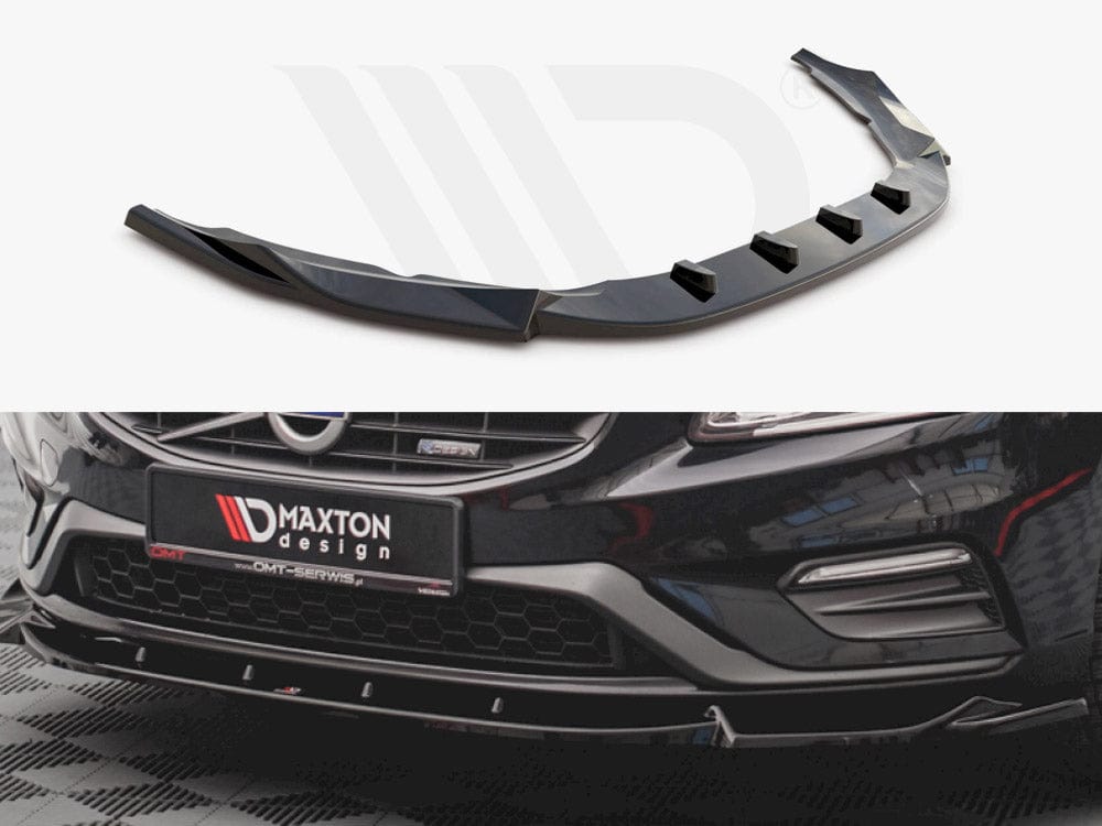 Maxton Design Front Splitter V1 Volvo S60 R-design MK2 2014-2018 Maxton Design SR