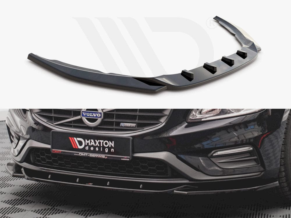 Maxton Design Front Splitter V2 Volvo S60 R-design MK2 2014-2018 Maxton Design SR