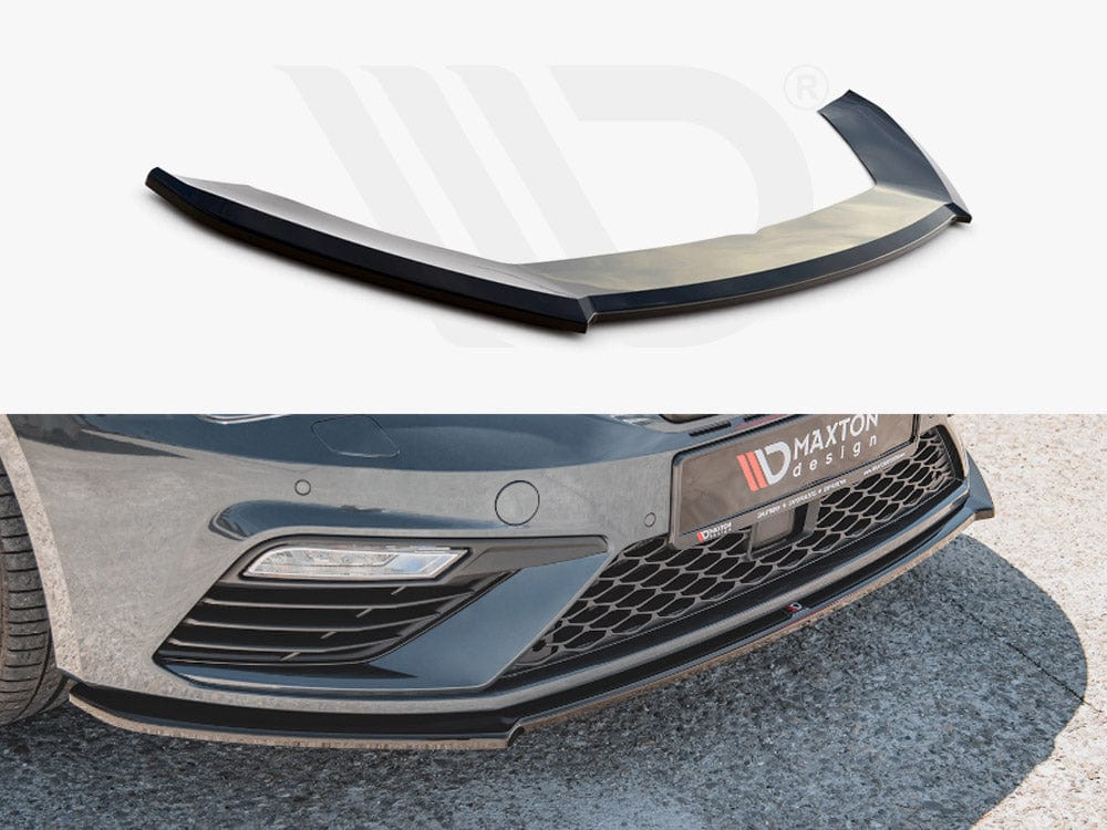 Maxton Design Front Splitter V4 Seat Leon Cupra/ FR MK3 Facelift 2017-2019 Maxton Design SR
