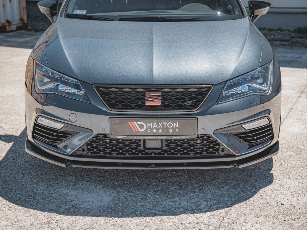 Maxton Design Front Splitter V6 Seat Leon Cupra/ FR MK3 Facelift 2017-2019 Maxton Design SR