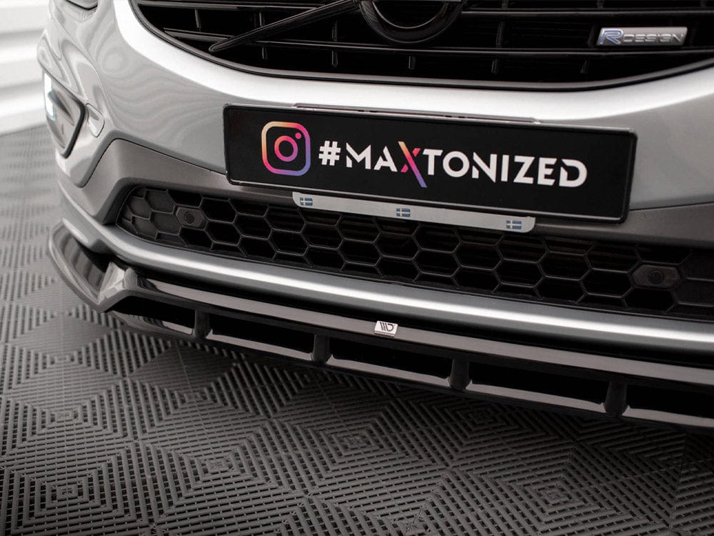 Maxton Design Front Splitter Volvo XC60 R-Design Mk1 Facelift Maxton Design SR