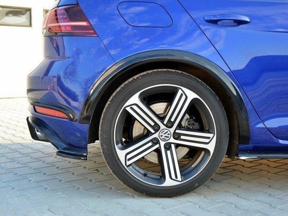 Maxton Design Gloss Black Fenders Extension VW Golf 7 R / R-Line Facelift Maxton Design SR