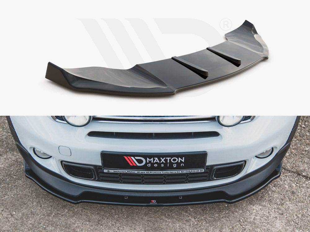 Maxton Design Gloss Black Front Splitter Mini Countryman JCW MK1 2012-2016 Maxton Design SR