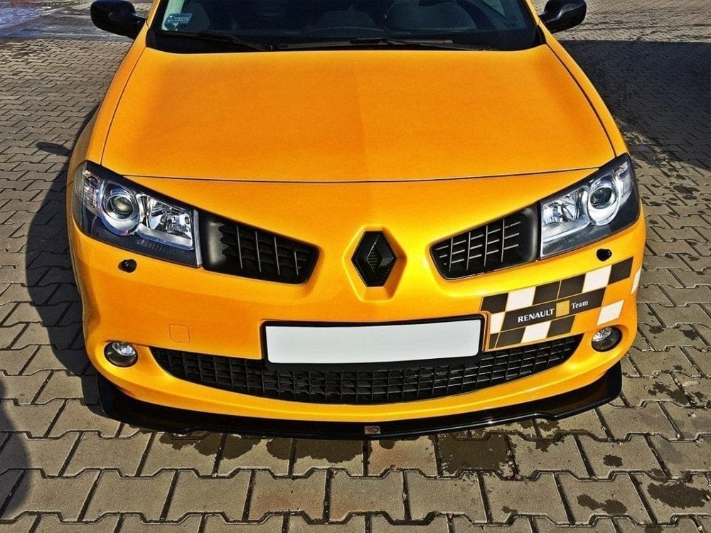 Maxton Design Gloss Black Front Splitter Renault Megane II RS (Facelift) Maxton Design SR