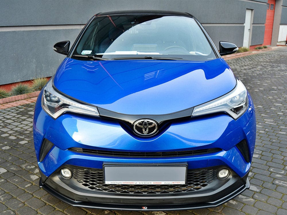 Maxton Design Gloss Black Front Splitter Toyota C-HR 2016-UP Maxton Design SR