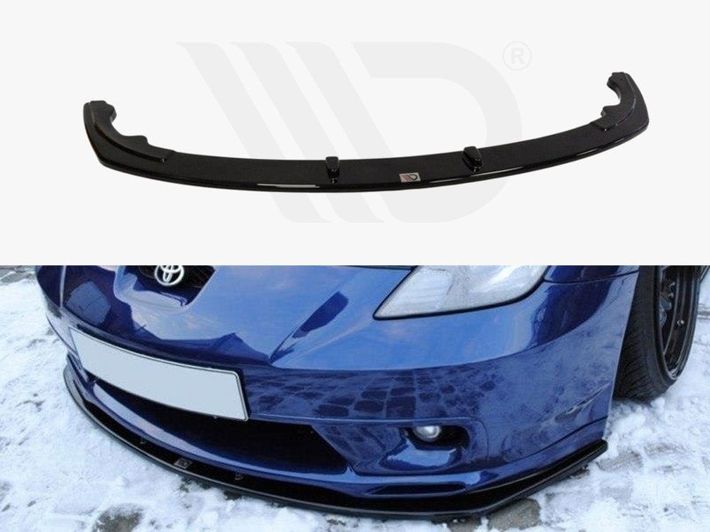 Maxton Design Gloss Black Front Splitter Toyota Celica T23 TS Preface Maxton Design SR