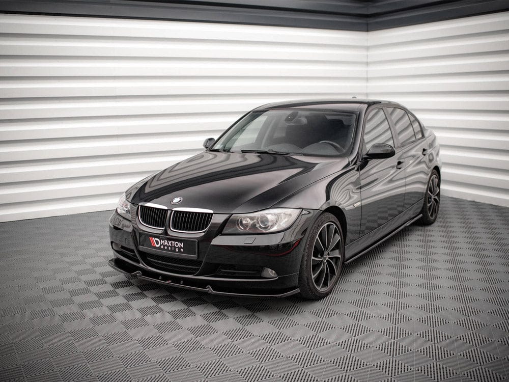 Maxton Design Gloss Black Front Splitter V.1 Bmw 3 E90 2004-2008 Maxton Design SR