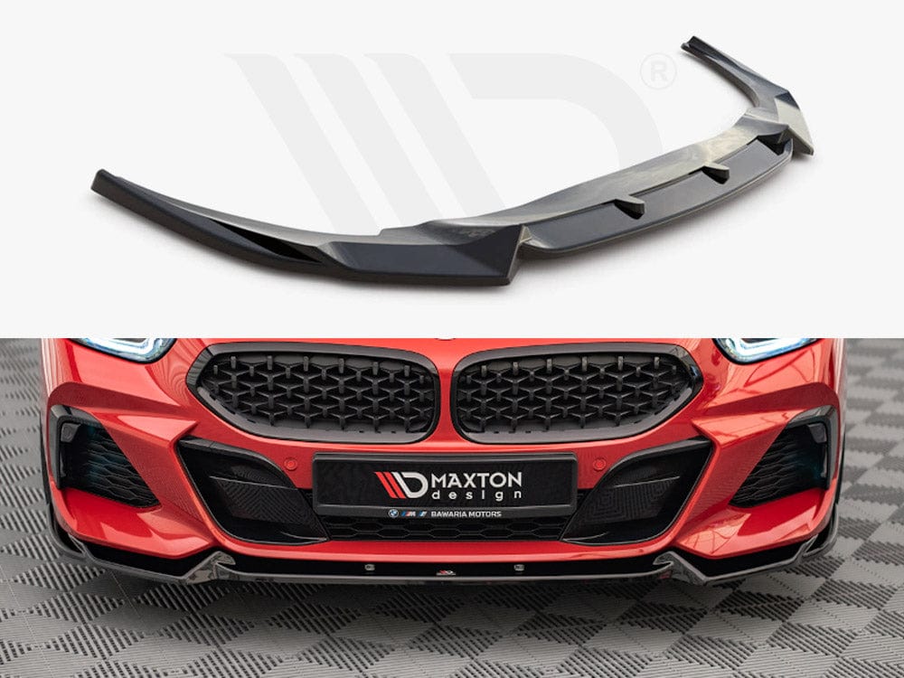 Maxton Design Gloss Black Front Splitter V.1 Bmw Z4 G29 M-pack 2018- Maxton Design SR