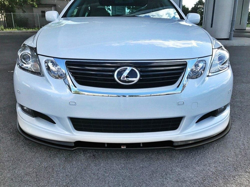 Maxton Design Gloss Black Front Splitter V.1 Lexus GS 300 MK3 2008-2012 Maxton Design SR