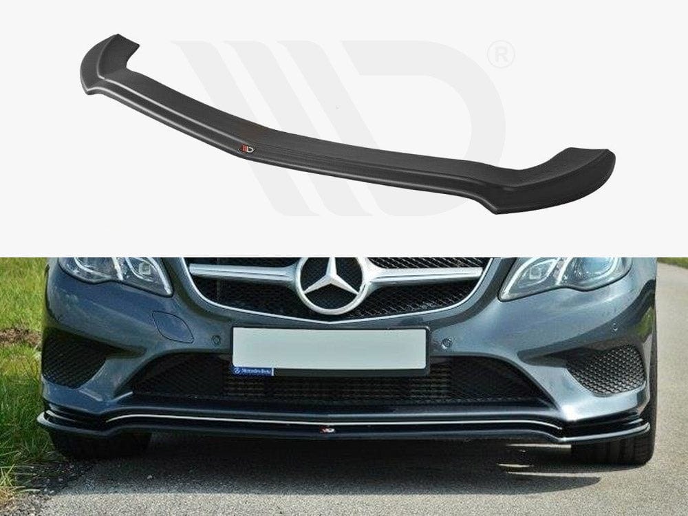 Maxton Design Gloss Black Front Splitter V.1 Mercedes E W212 Maxton Design SR