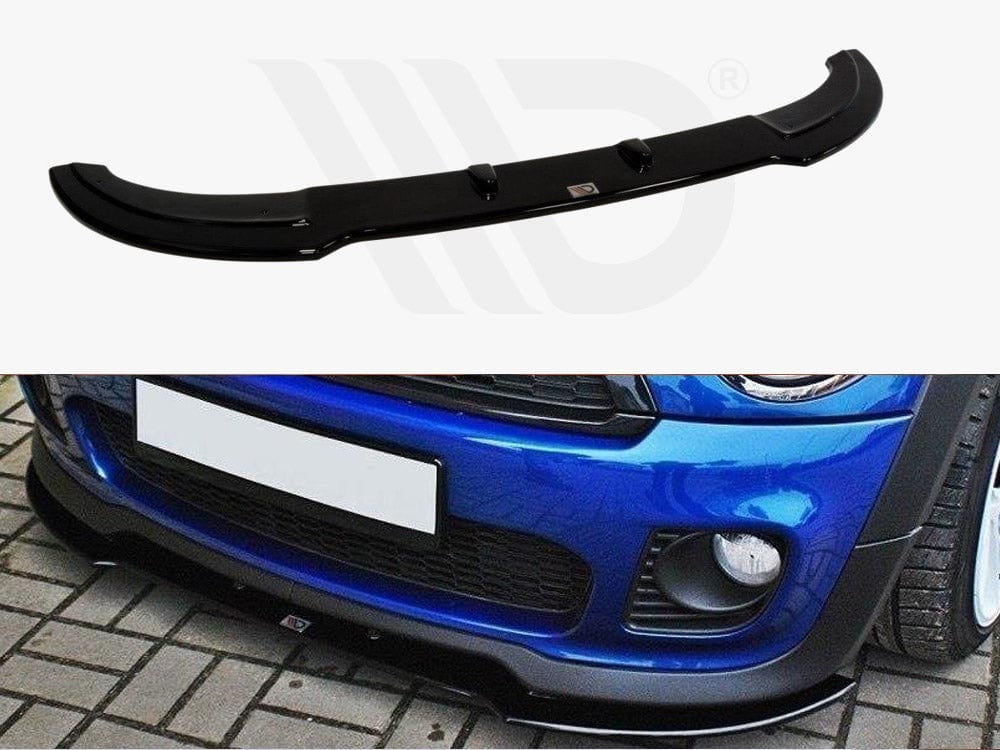 Maxton Design Gloss Black Front Splitter V.1 Mini Cooper R56 JCW Maxton Design SR