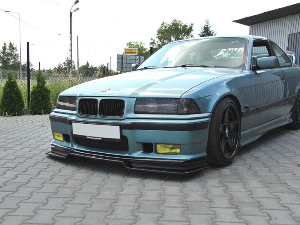 Maxton Design Gloss Black Front Splitter V.2 Bmw M3 E36 Coupe 1992-1999 Maxton Design SR