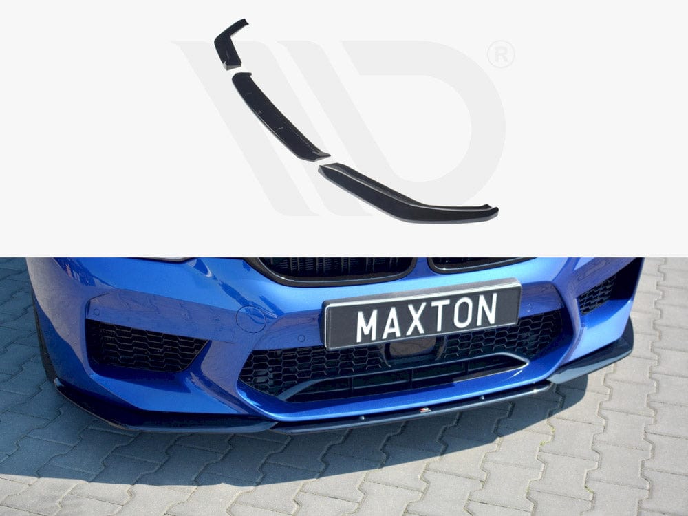 Maxton Design Gloss Black Front Splitter V.2 BMW M5 F90 Maxton Design SR