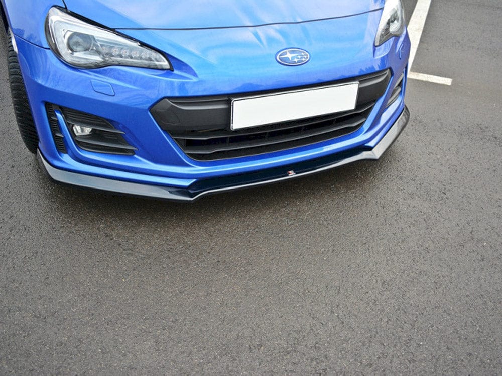 Maxton Design Gloss Black Front Splitter V.2 Subaru BRZ Facelift 2017-2020 Maxton Design SR
