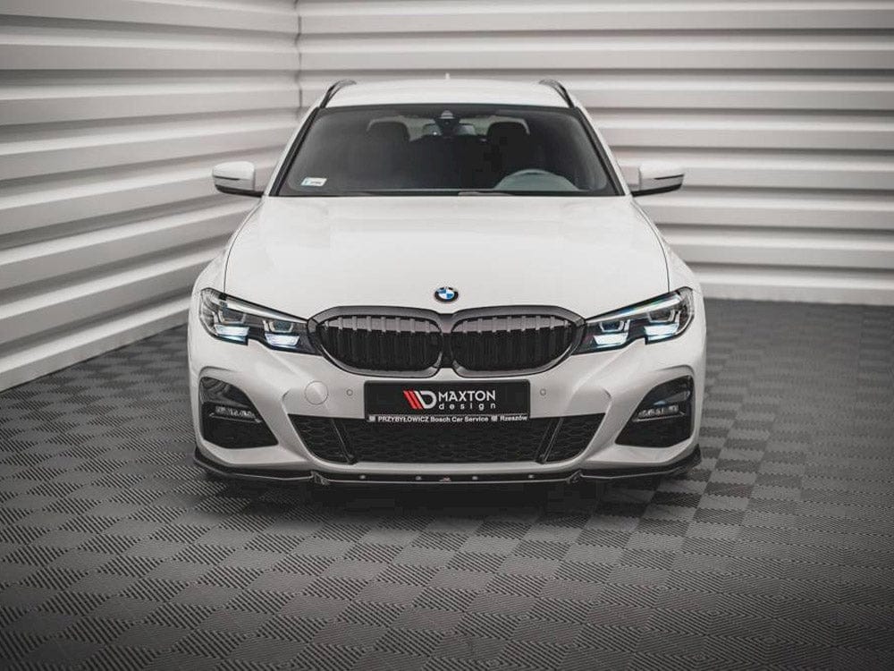 Maxton Design Gloss Black Front Splitter V.5 Bmw 3 G20 / G21 M-sport 2018-2022 Maxton Design SR