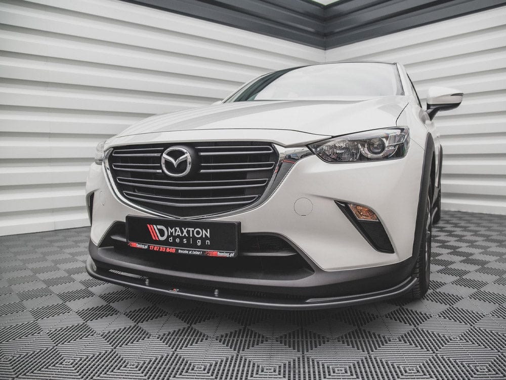 Maxton Design Gloss Black Front Splitter V1 Mazda CX-3 2015- Maxton Design SR