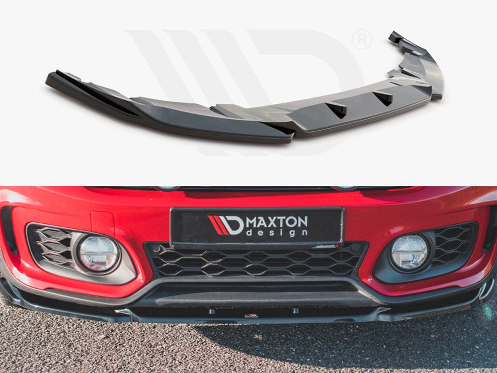 Maxton Design Gloss Black Front Splitter V2 Mini Countryman MK2 F60 JCW 2020- Maxton Design SR