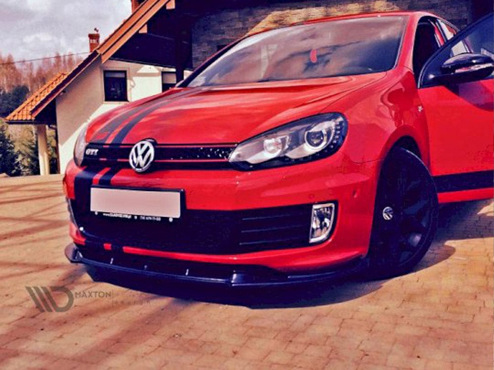 Maxton Design Gloss Black Front Splitter VW Golf VI GTI 35TH Maxton Design SR