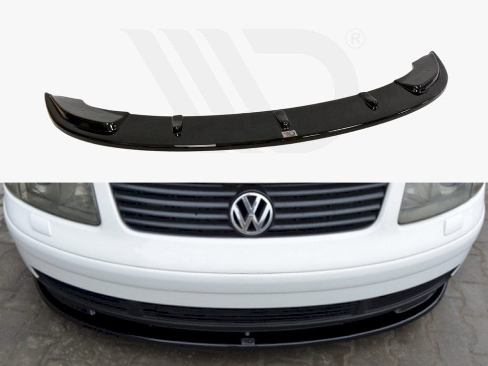 Maxton Design Gloss Black Front Splitter VW Passat B5 Maxton Design SR