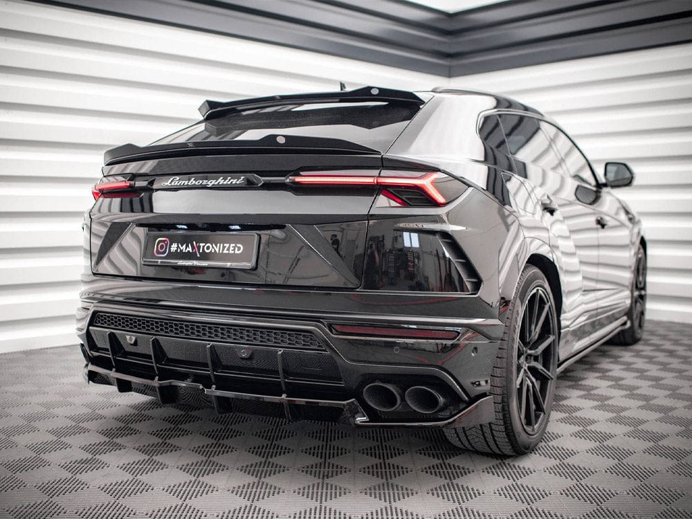 Maxton Design Gloss Black Lower Spoiler CAP Lamborghini URUS MK1 Maxton Design SR