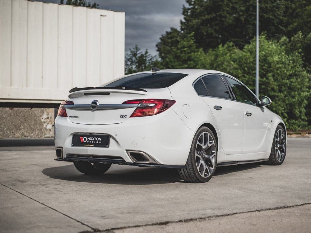 Maxton Design Gloss Black / No Central Rear Splitter (W/ Vertical Bars) Opel/vauxhall Insignia MK1 Vxr/opc Facelift 2013-2017 Maxton Design SR
