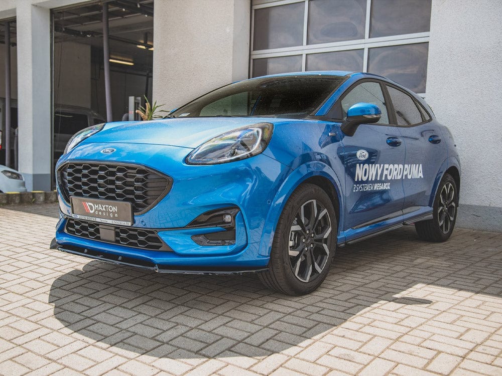 Maxton Design Gloss Black / No Front Splitter Ford PUMA ST Line 2019- Maxton Design SR