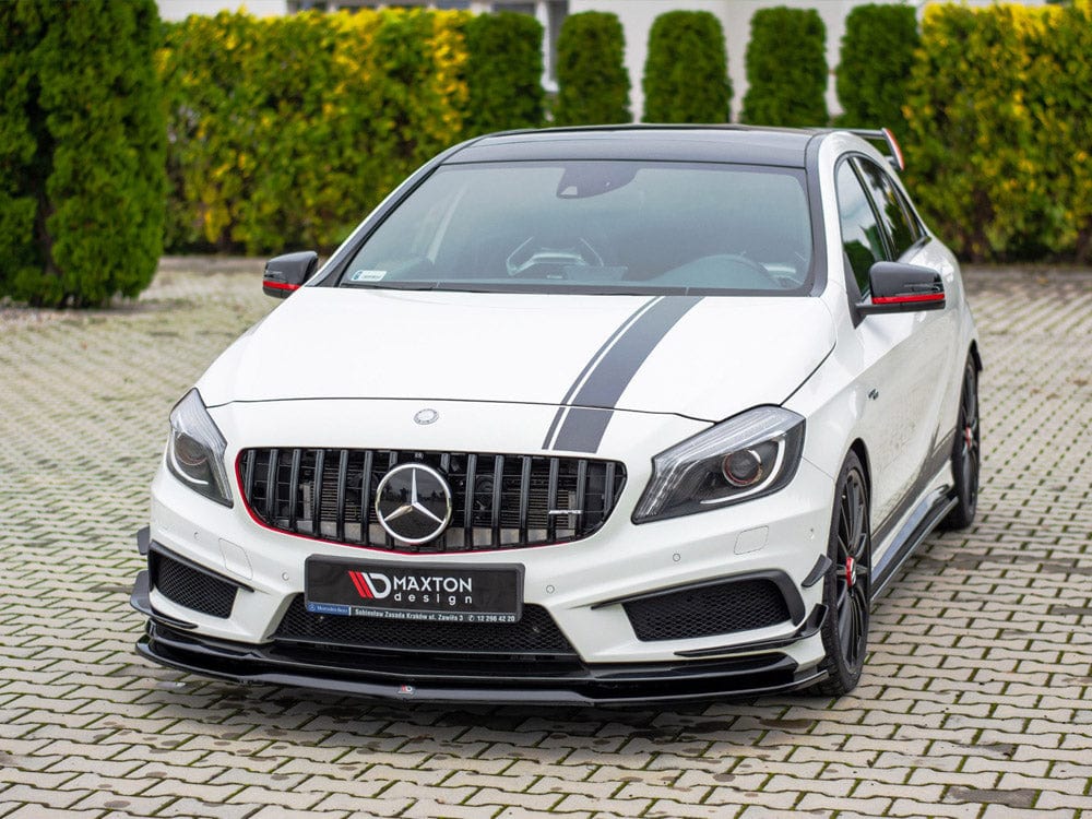 Maxton Design Gloss Black / No Front Splitter Mercedes A45 AMG W176 2013-2015 Maxton Design SR