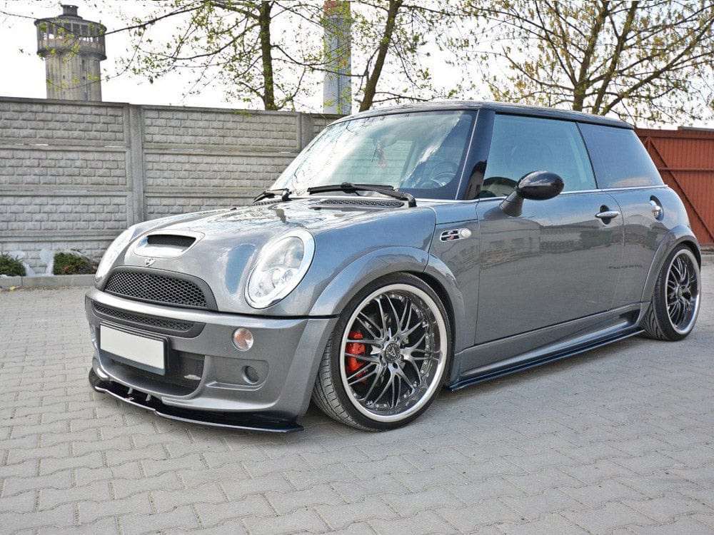Maxton Design Gloss Black / No Front Splitter Mini Cooper R53 S JCW 2003-2006 Maxton Design SR