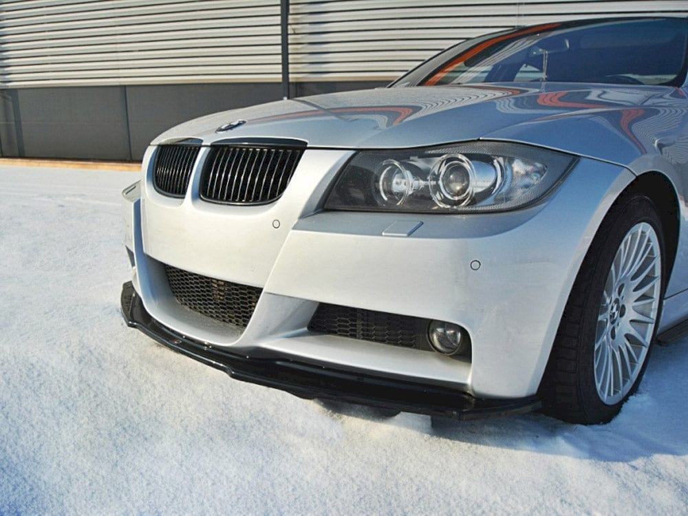 Maxton Design Gloss Black / No Front Splitter V.1 Bmw 3 E90 M-sport 2004-2008 Maxton Design SR