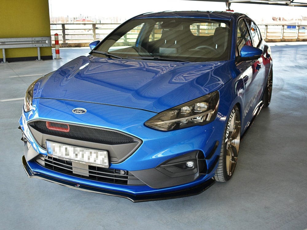 Maxton Design Gloss Black / No Front Splitter V.1 Ford Focus ST / ST-Line Mk4 Maxton Design SR