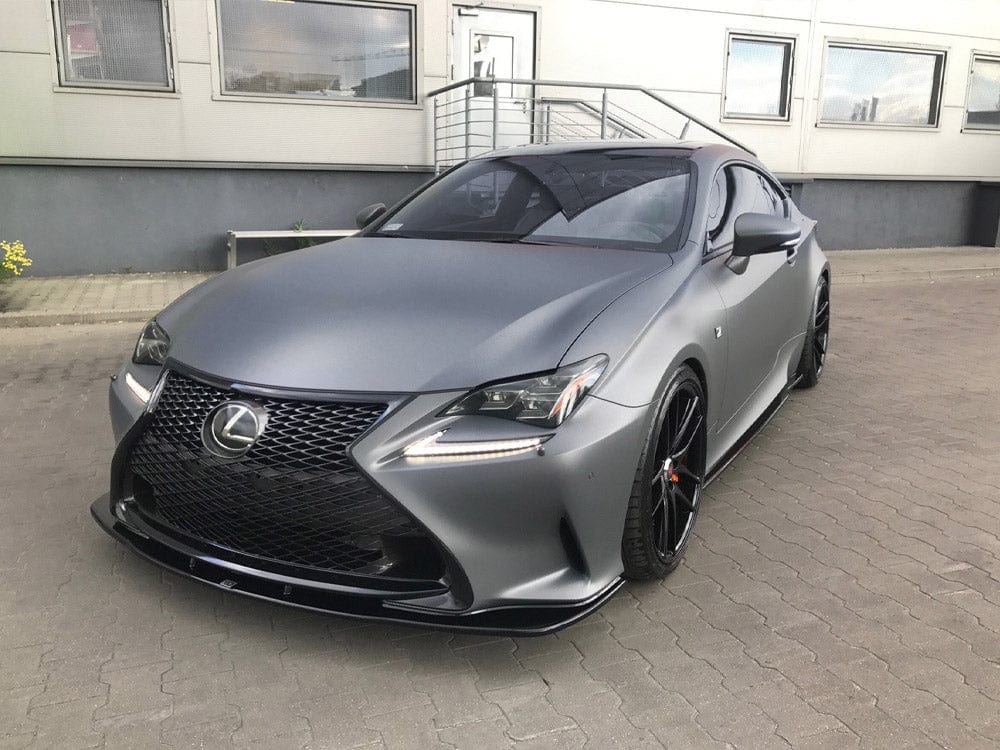 Maxton Design Gloss Black / No Front Splitter V.1 Lexus RC 2014-UP Maxton Design SR