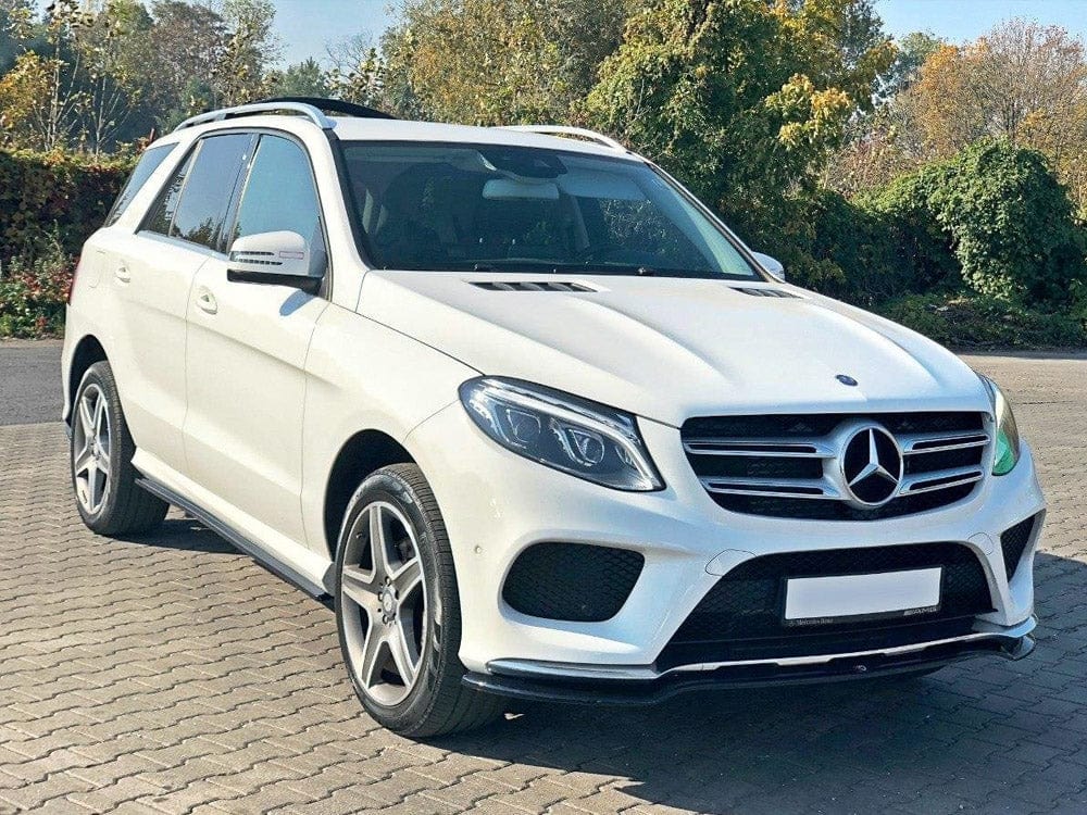 Maxton Design Gloss Black / No Front Splitter V.1 Mercedes GLE W166 Amg-line 2015-2018 Maxton Design SR