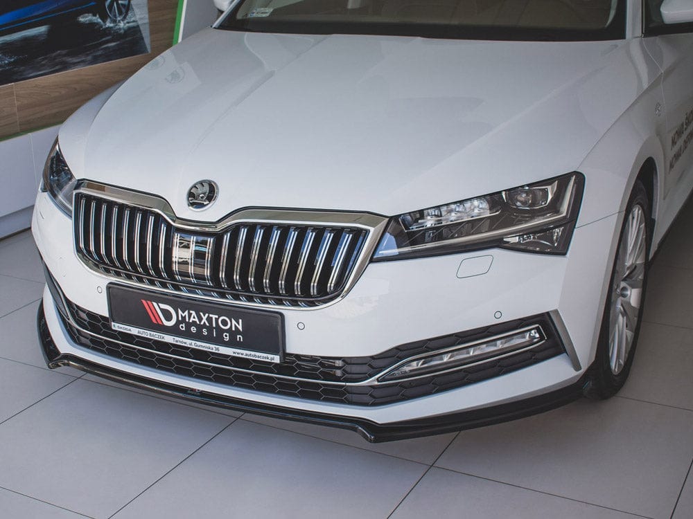 Maxton Design Gloss Black / No Front Splitter V.1 Skoda Superb MK3 FL 2019- Maxton Design SR