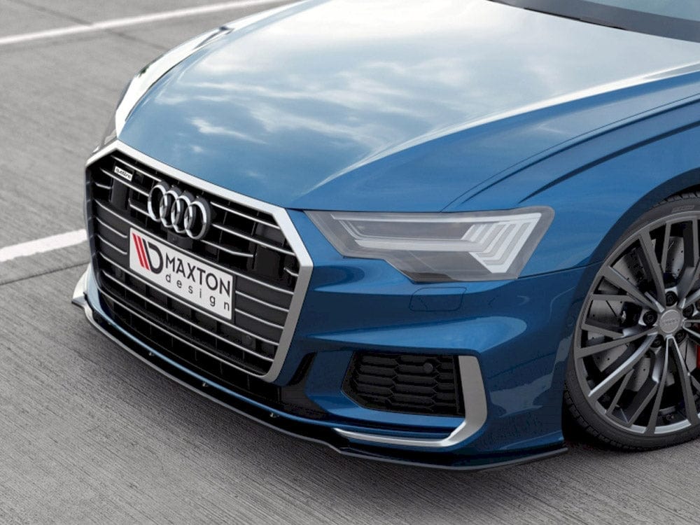 Maxton Design Gloss Black / No Front Splitter V.2 Audi A6 S-Line / S6 C8 Maxton Design SR
