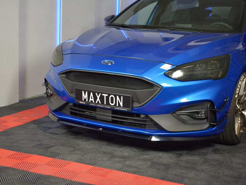 Maxton Design Gloss Black / No Front Splitter V.2 Ford Focus Mk4 ST / ST-Line Maxton Design SR