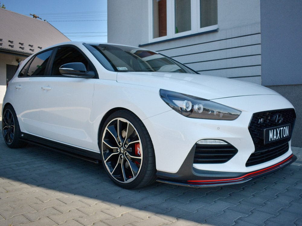 Maxton Design Gloss Black / No Front Splitter V.2 Hyundai I30 N MK3 Hatchback / Fastback 2017- Maxton Design SR