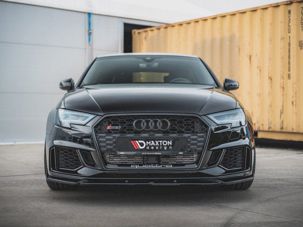 Maxton Design Gloss Black / No Front Splitter V.4 Audi RS3 8V Facelift 2017-UP Maxton Design SR