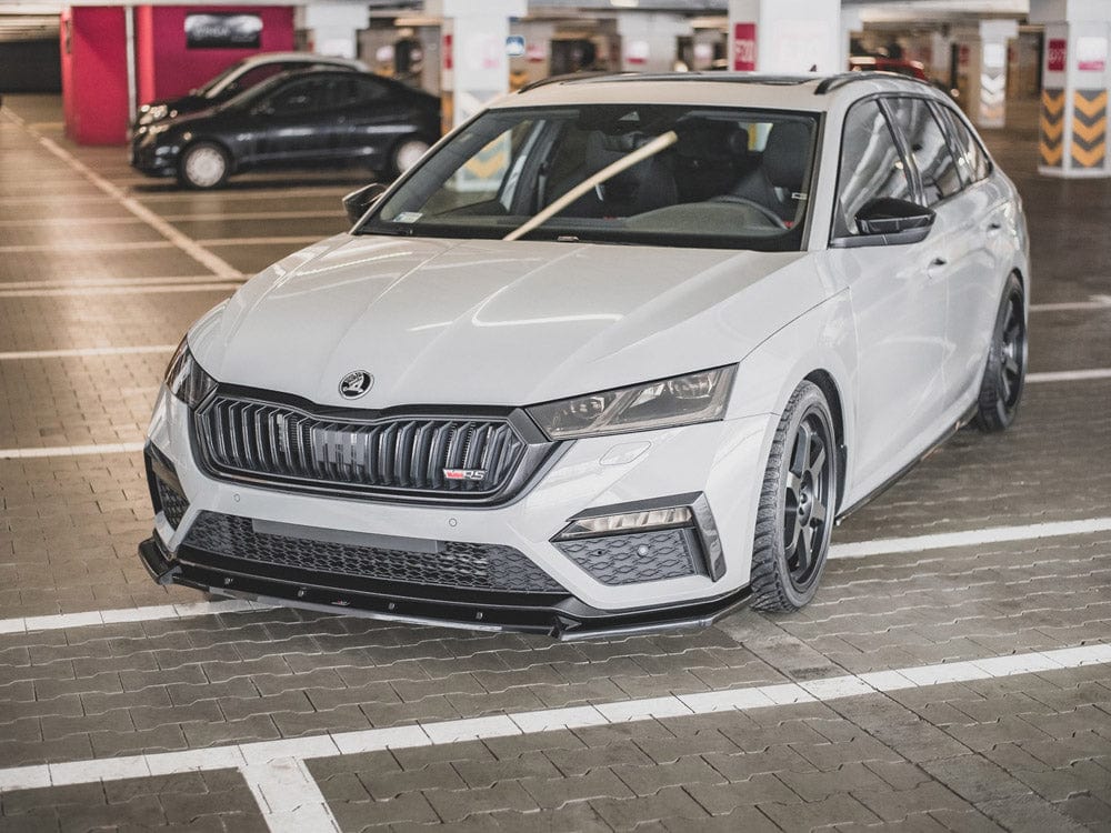 Maxton Design Gloss Black / No Front Splitter V1 Skoda Octavia RS MK4 2020- Maxton Design SR