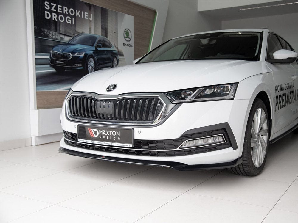 Maxton Design Gloss Black / No Front Splitter V2 Skoda Octavia MK4 2019- Maxton Design SR