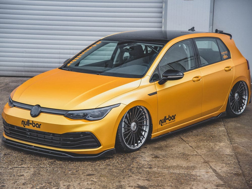 Maxton Design Gloss Black / No Front Splitter V2 VW Golf MK8 2020- Maxton Design SR